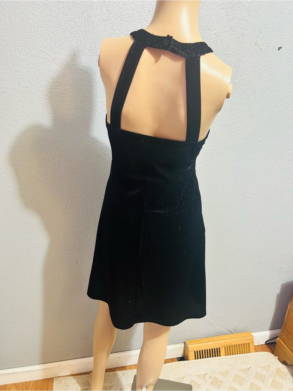 Live to be Spoiled black shimmer skater dress Size small - Picture 8 of 16